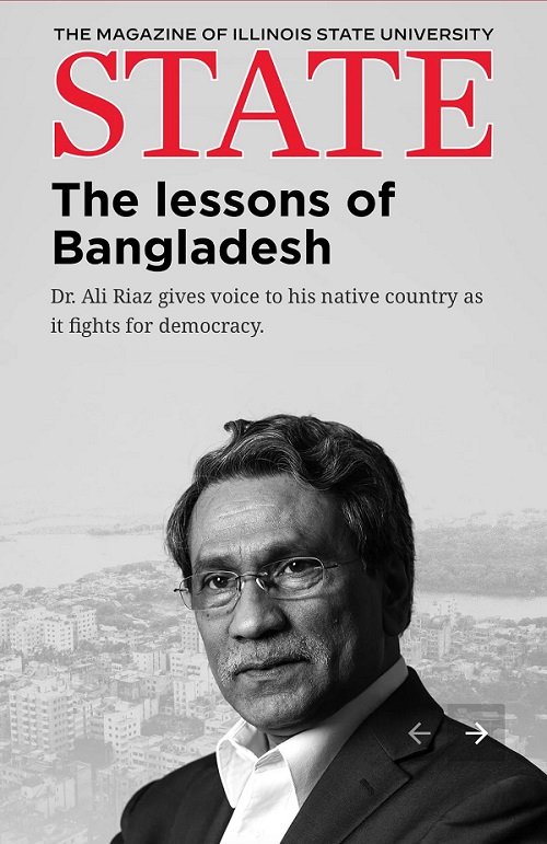 Dr. Ali Riaz gives voice to his native country as it fights for democracy