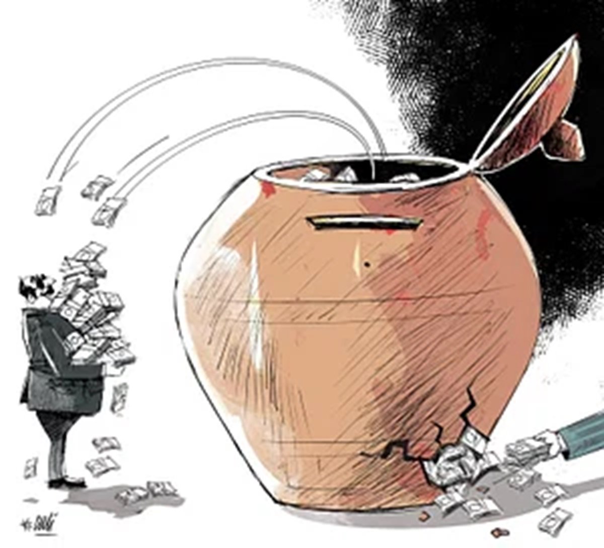 জনগণের অর্থে ফুটো চৌবাচ্চা ভরা