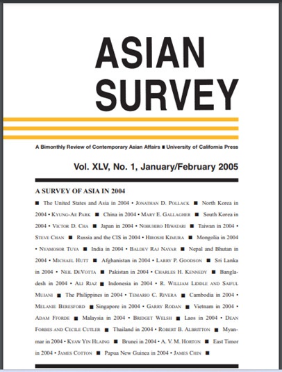 Bangladesh in 2004: The Politics of Vengeance and the Erosion of Democracy.